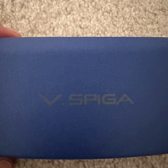New V. Spiga Eyeglass Sunglass Glasses Case & Match Cloth. - Picture 5 of 11
